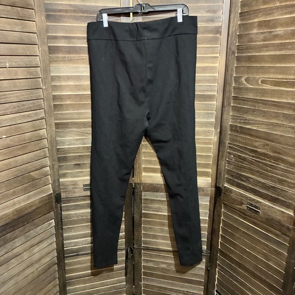 Coco + Carmen Weekend Leggings Brushed Black Plus Size 2X Minimalist Athleisure - Picture 6 of 7